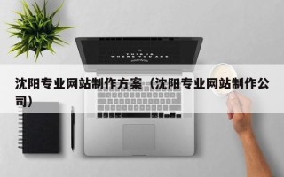清徐沈阳专业网站制作方案（沈阳专业网站制作公司）